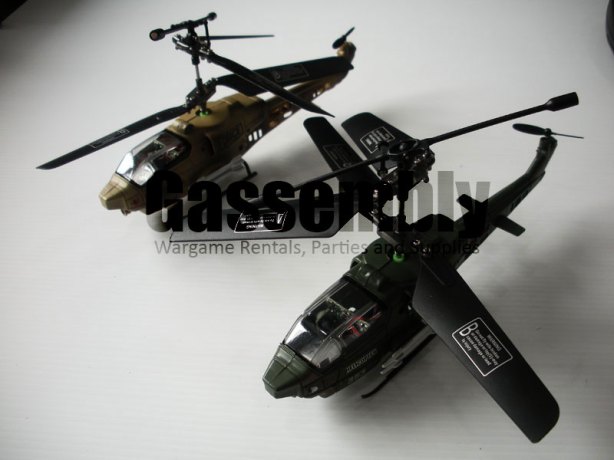 Rent our 'Laser Tag' R/C Helicopters Now!